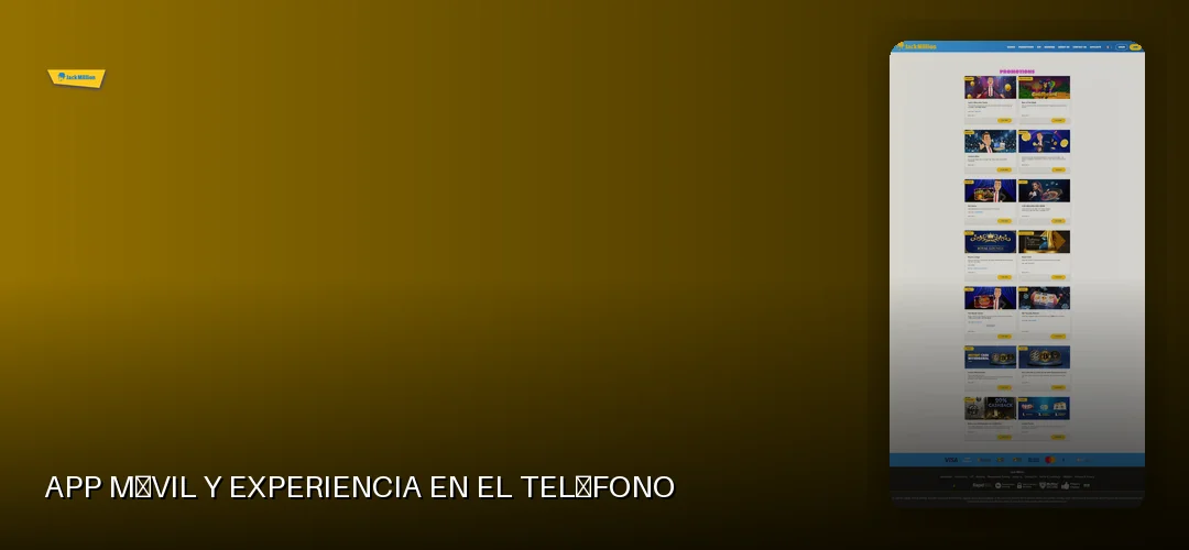 App móvil y experiencia en el teléfono